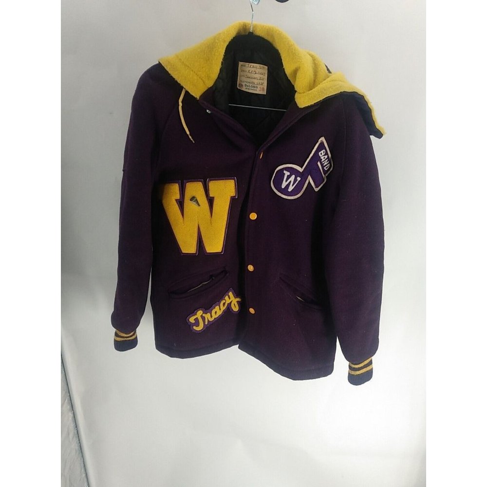 Delong Cheerleading Jacket Size 38 Cheer Vintage